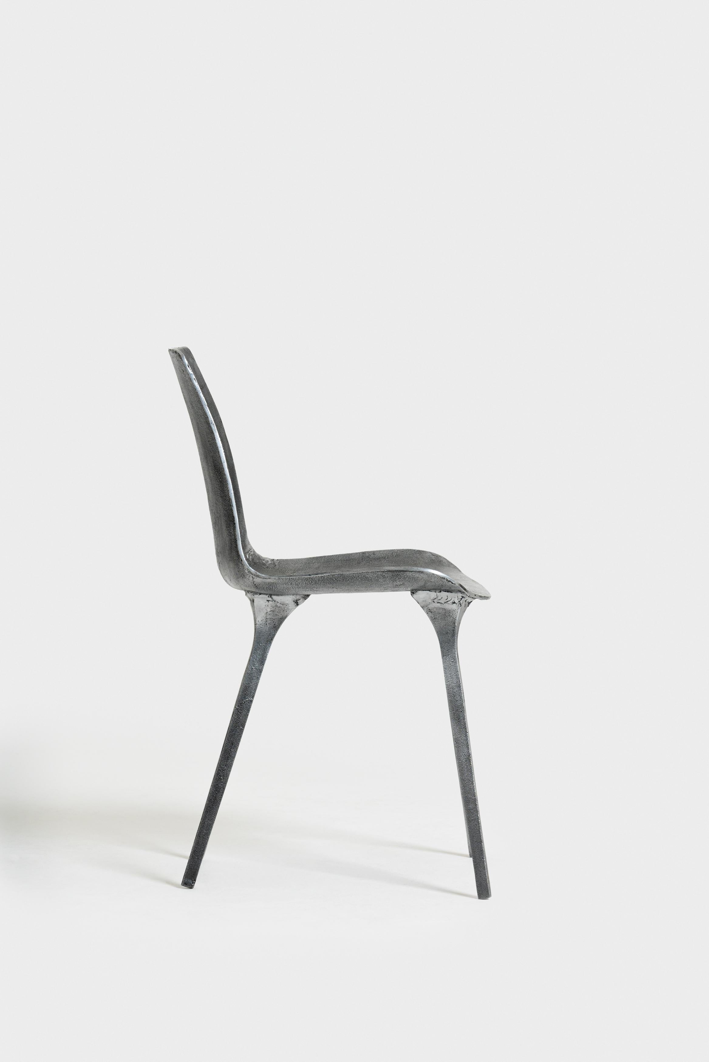 Silla Sylvie de Stefano del Vecchio en fusión de aluminio en venta 2