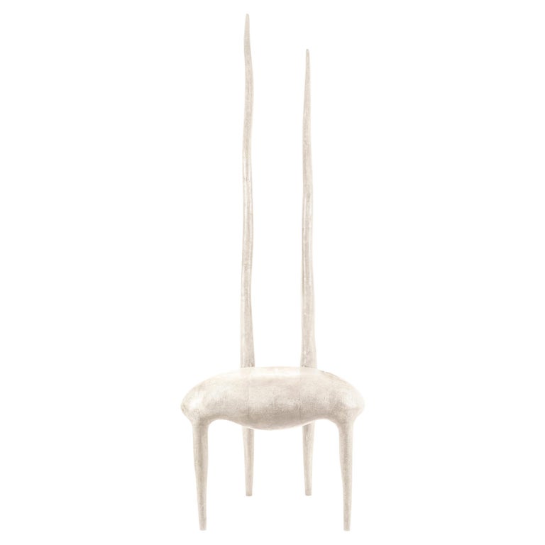 Sylvie Chair in Cream Shagreen by R & Y Augousti 1