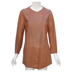 SYLVIE SCHIMMEL Französische skulpturale Lederjacke