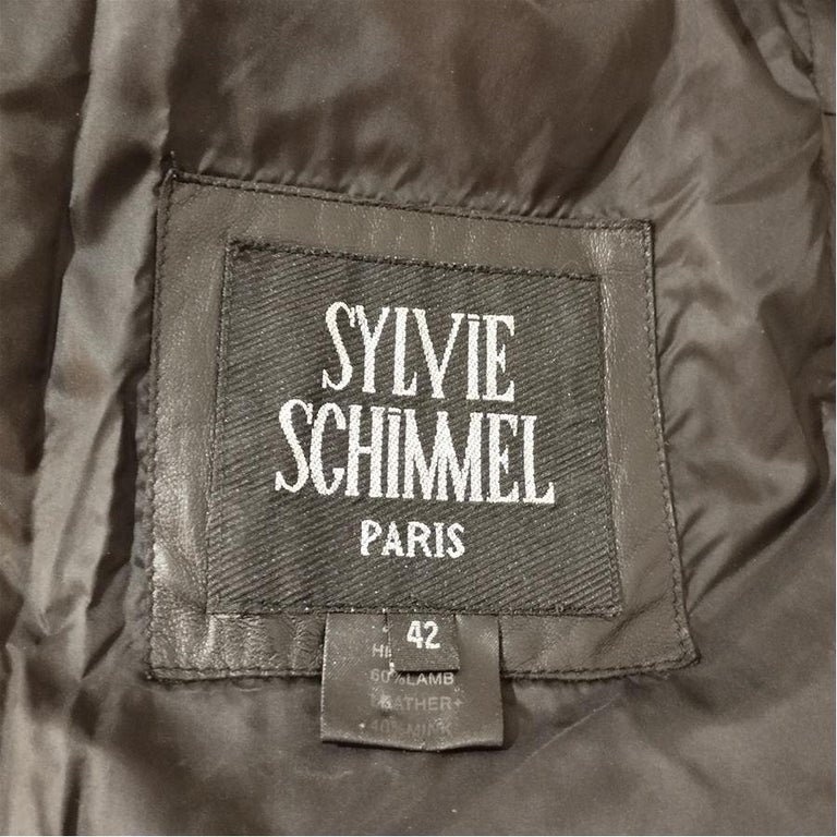 Sylvie Schimmel Jacke aus Lamm und Nerz Größe 42 im Angebot bei