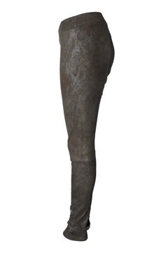 Sylvie Schimmel, suede coated legging in taupe