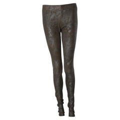 Sylvie Schimmel, suede coated legging in taupe