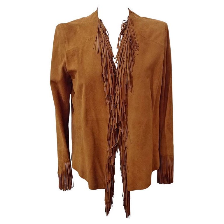 Sylvie Schimmel Suede jacket size 46 For Sale at 1stDibs