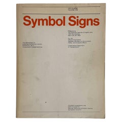 Manual de señales simbólicas (Primera edición, 1974)