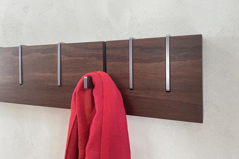 Symbol x Walnut, No. 5, WallMounted Coat Rack at 1stDibs coat rack sign