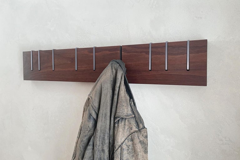 Symbol x Walnut, No. 5, WallMounted Coat Rack at 1stDibs coat rack sign