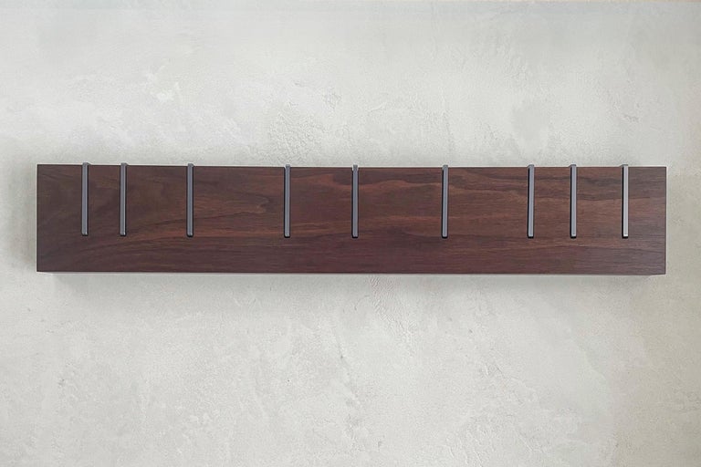 Symbol x Walnut, No. 5, WallMounted Coat Rack at 1stDibs coat rack sign