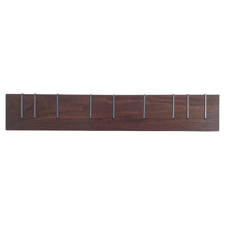 Symbol X Walnut No 5 Wall Mounted Coat Rack For At 1stdibs Wall Mounted Coat Rack For At 1stdibs, Walnut Wall Mounted Coat Rack