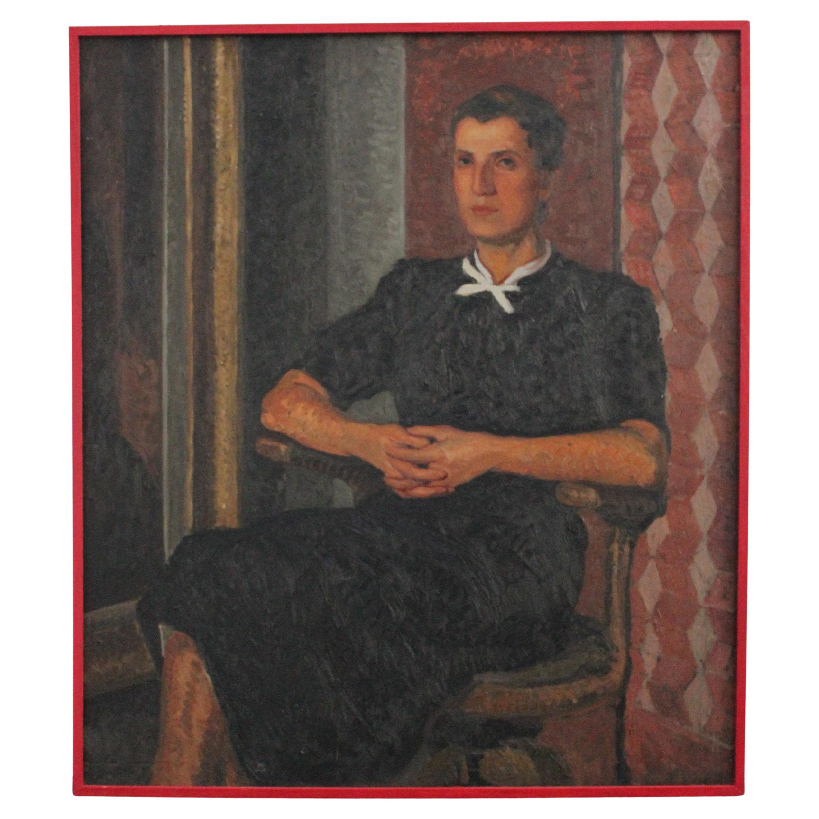 Inspiration symbolique et métaphysique, huile sur bois en vente