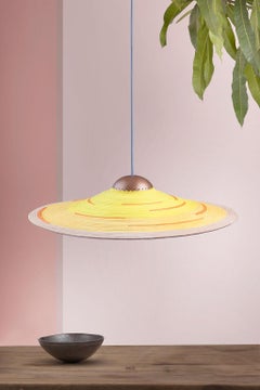 Symbolic Hand-Dyed Feature Pendant Light 'Ihaya Lamp'