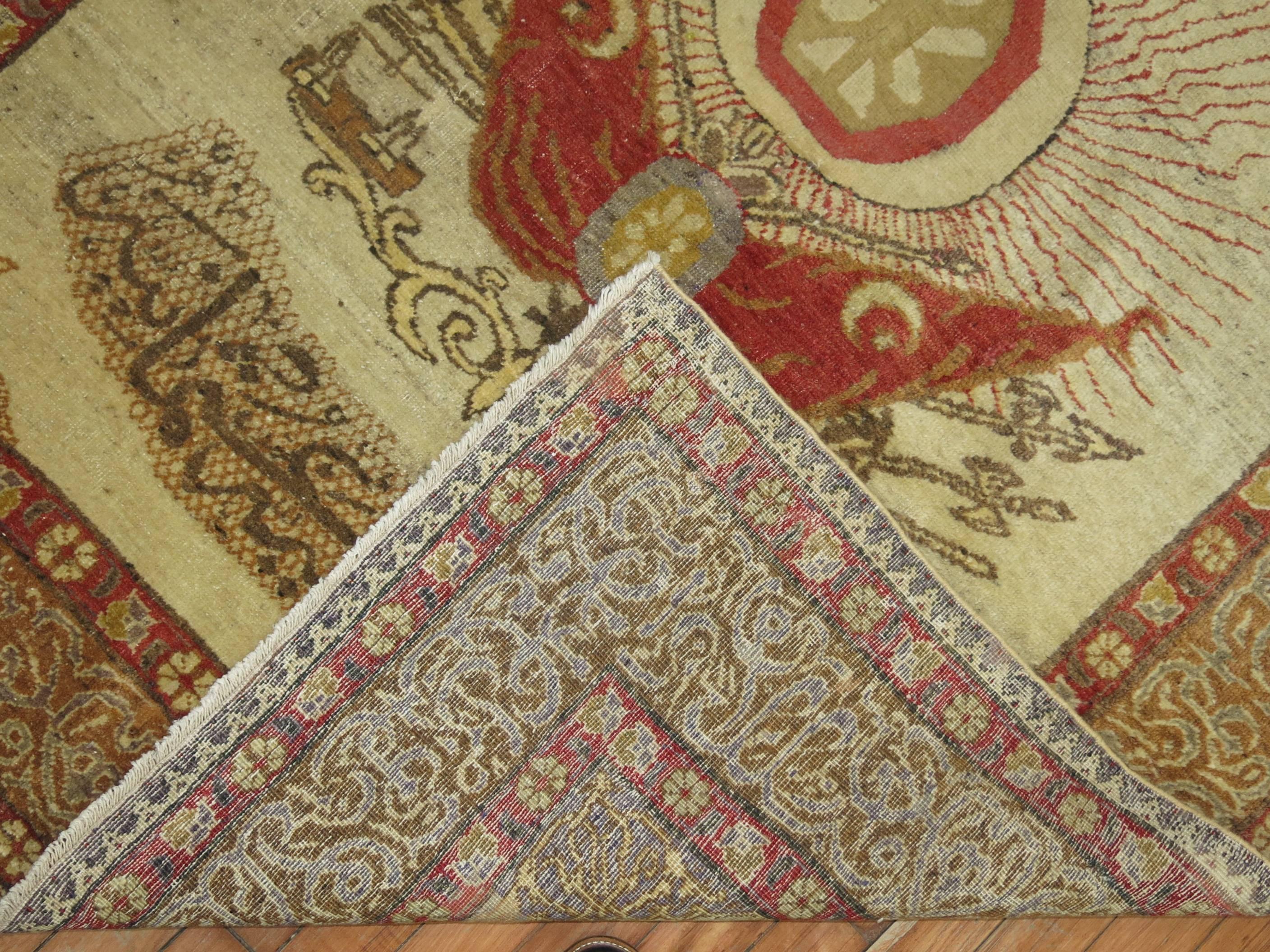 Campaign Symbolic Turkish Sivas Carpet For Sale