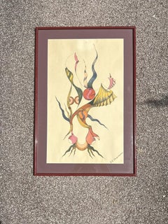 Symbolist Painting, France, 1940s