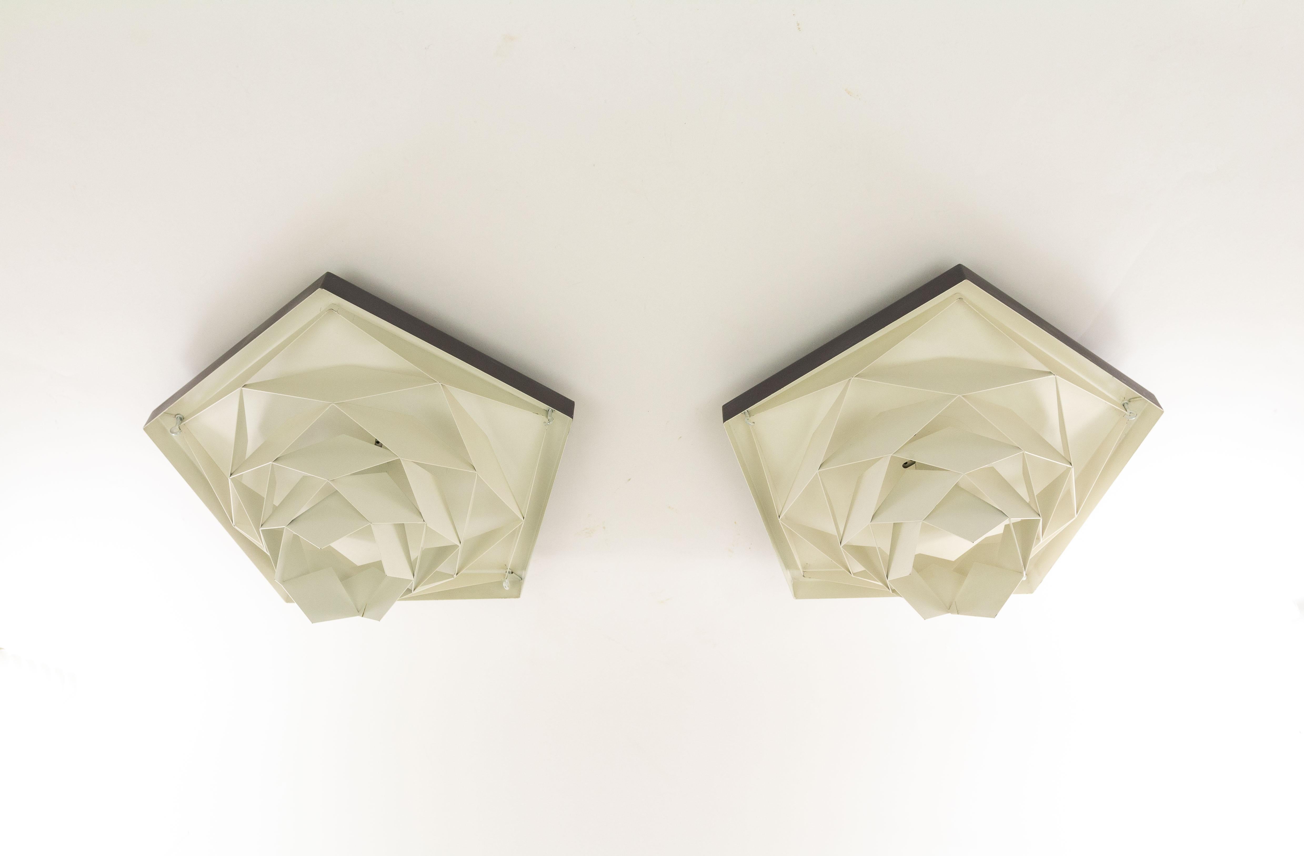 Danish Symfoni Ceiling Lights by Preben Dahl for Hans Følsgaard Belysning, 1960s