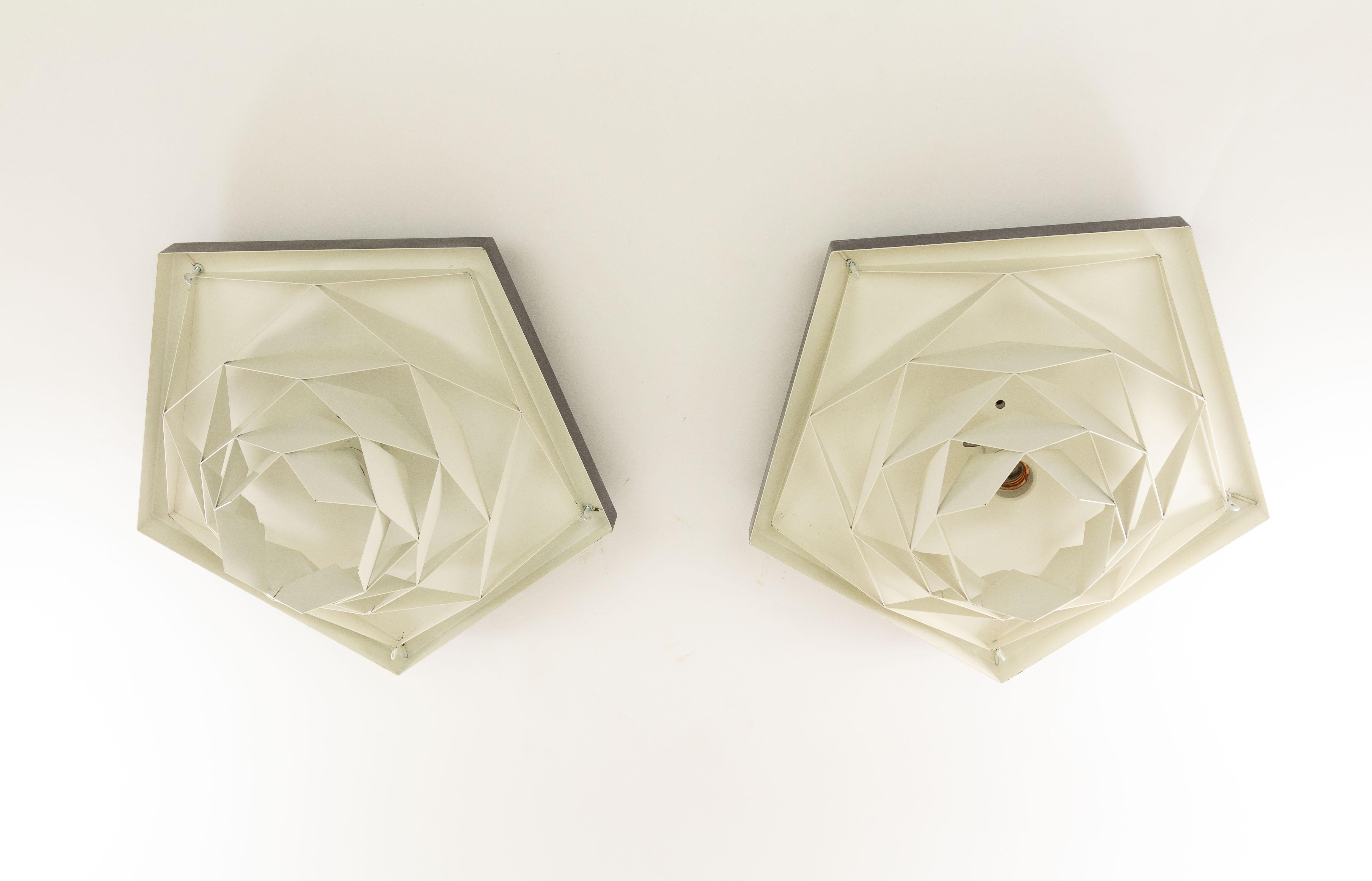 Lacquered Symfoni Ceiling Lights by Preben Dahl for Hans Følsgaard Belysning, 1960s