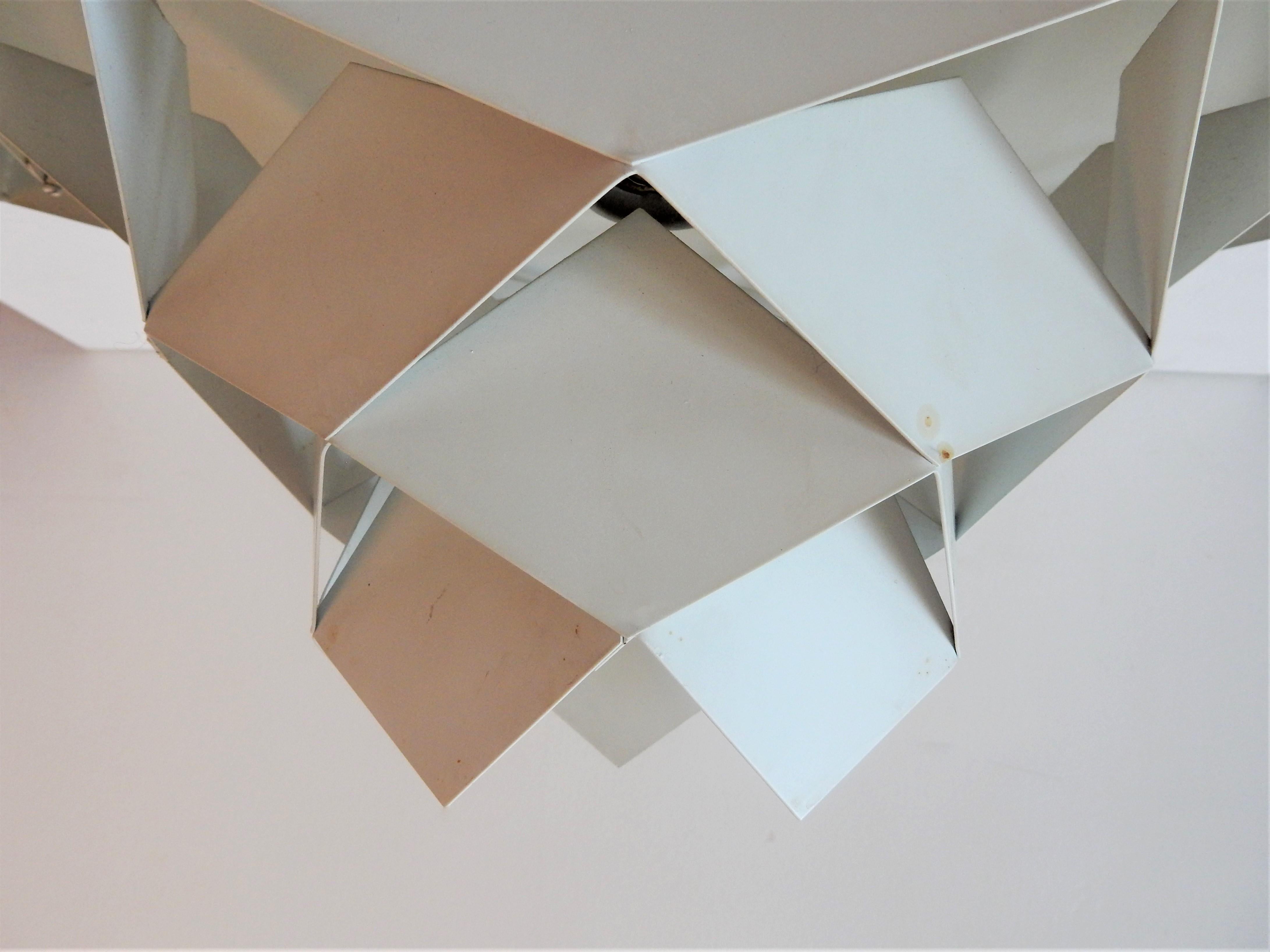 Mid-20th Century Symfoni Flushmount by Preben Dal for Hans Følsgaard, Denmark, 1960s For Sale