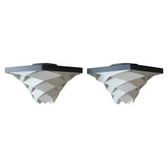 Flushmount Symfoni de Preben Dal para Hans Følsgaard, Dinamarca, años 60