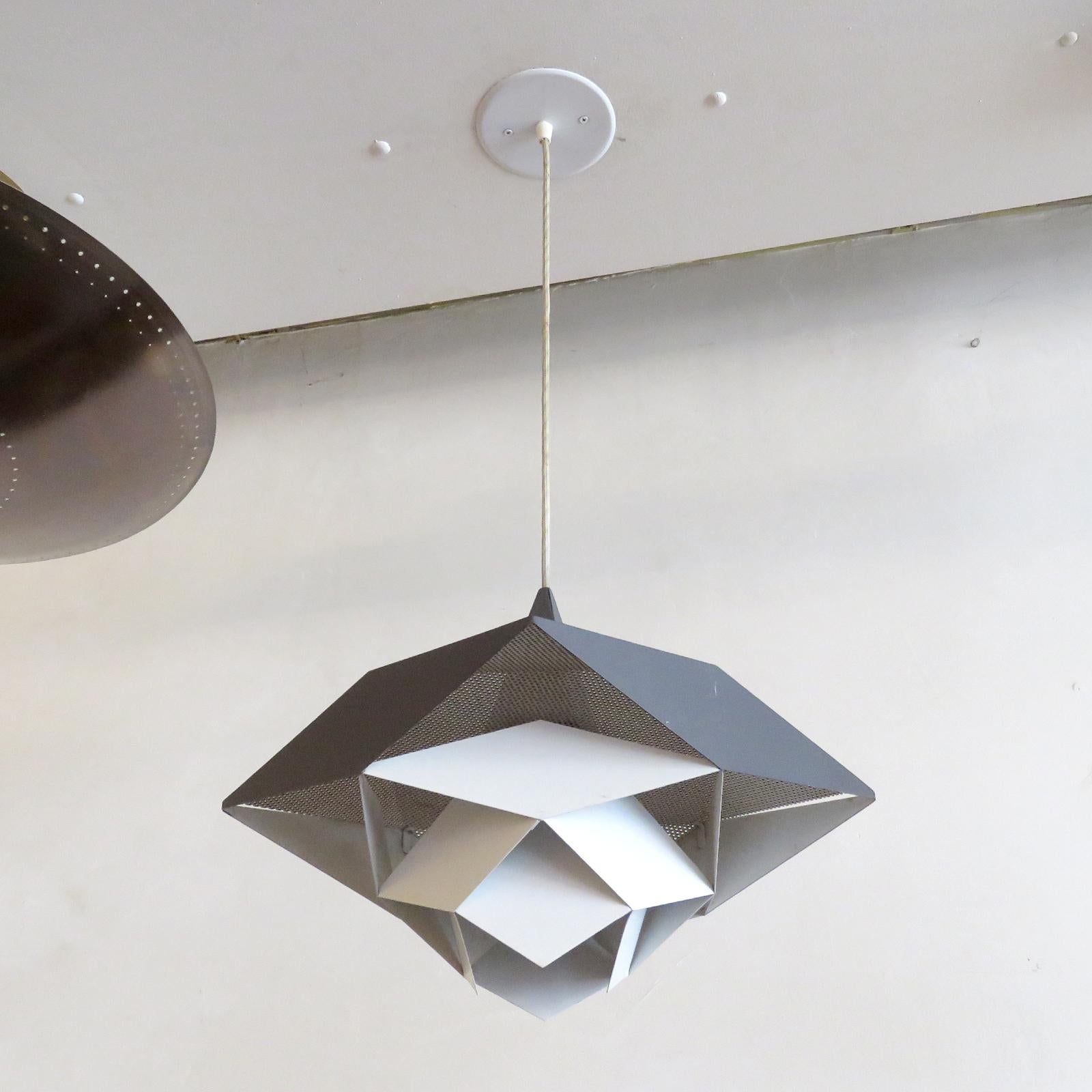 Symfoni Pendant Light by Preben Dahl for Hans Følsgaard, 1960 In Good Condition For Sale In Los Angeles, CA