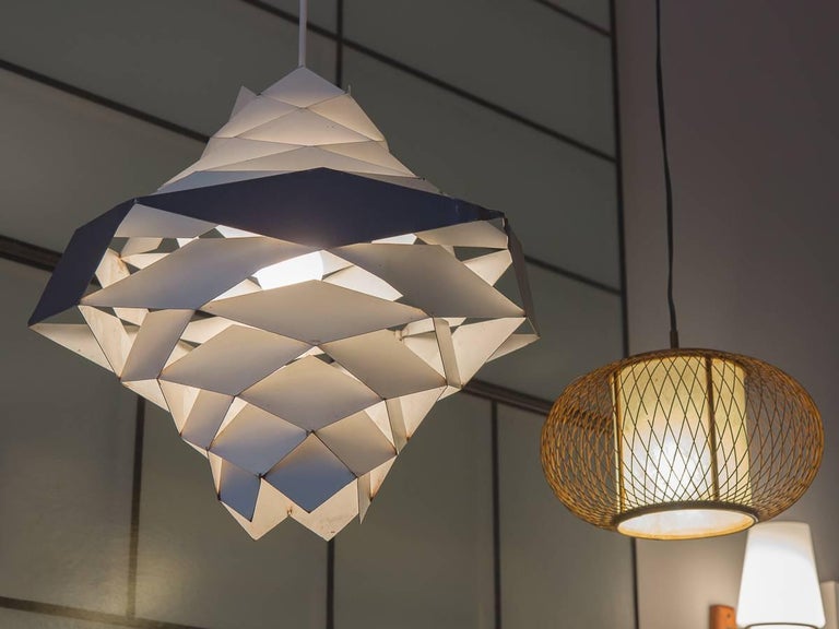 Symfoni Pendant Light by Preben Dahl for Hans Folsgaard In Good Condition For Sale In Brooklyn, NY