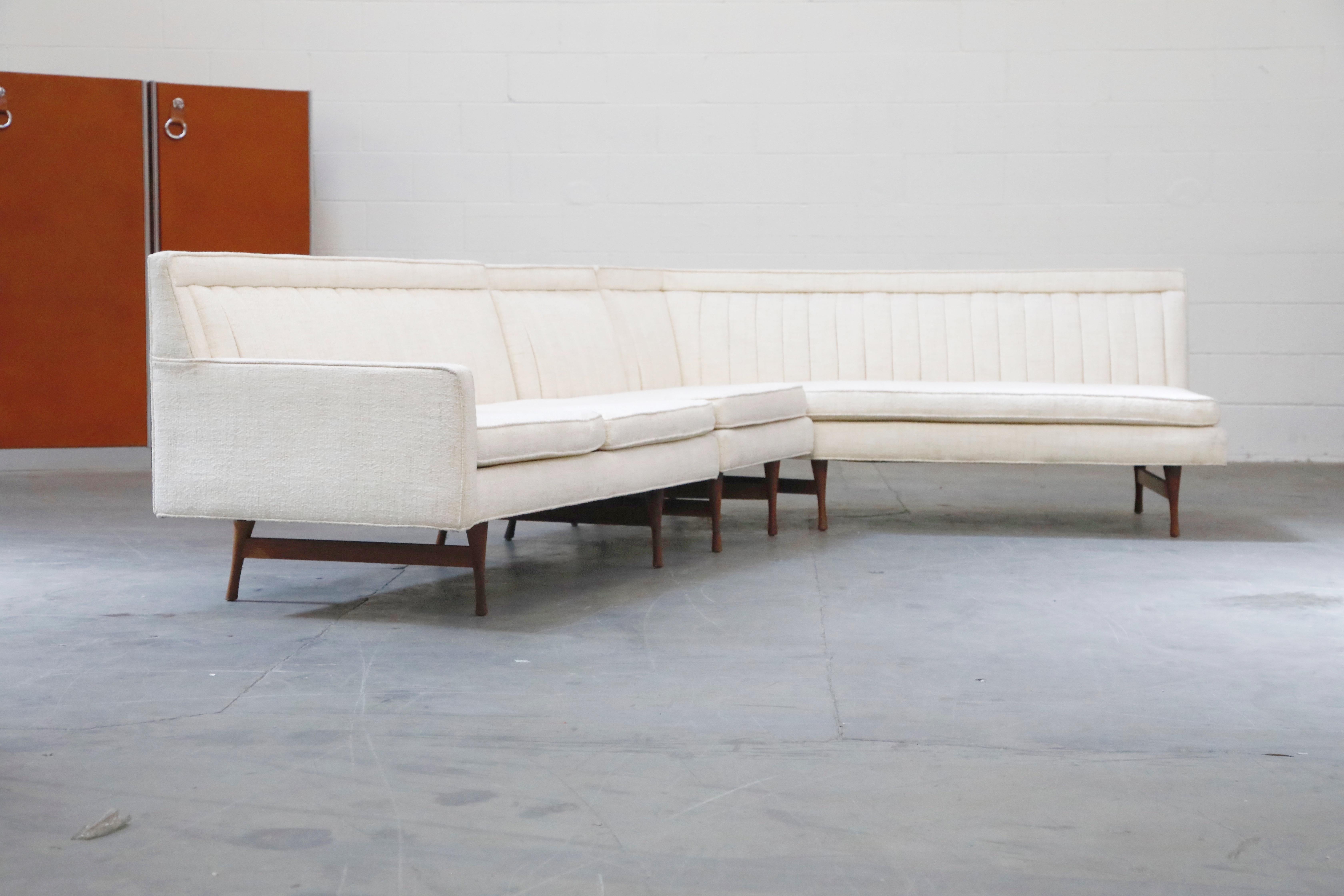 Mid-20th Century Symmetric Group Sectional Sofa Set by Paul McCobb for Widdicomb, 1960, Signed