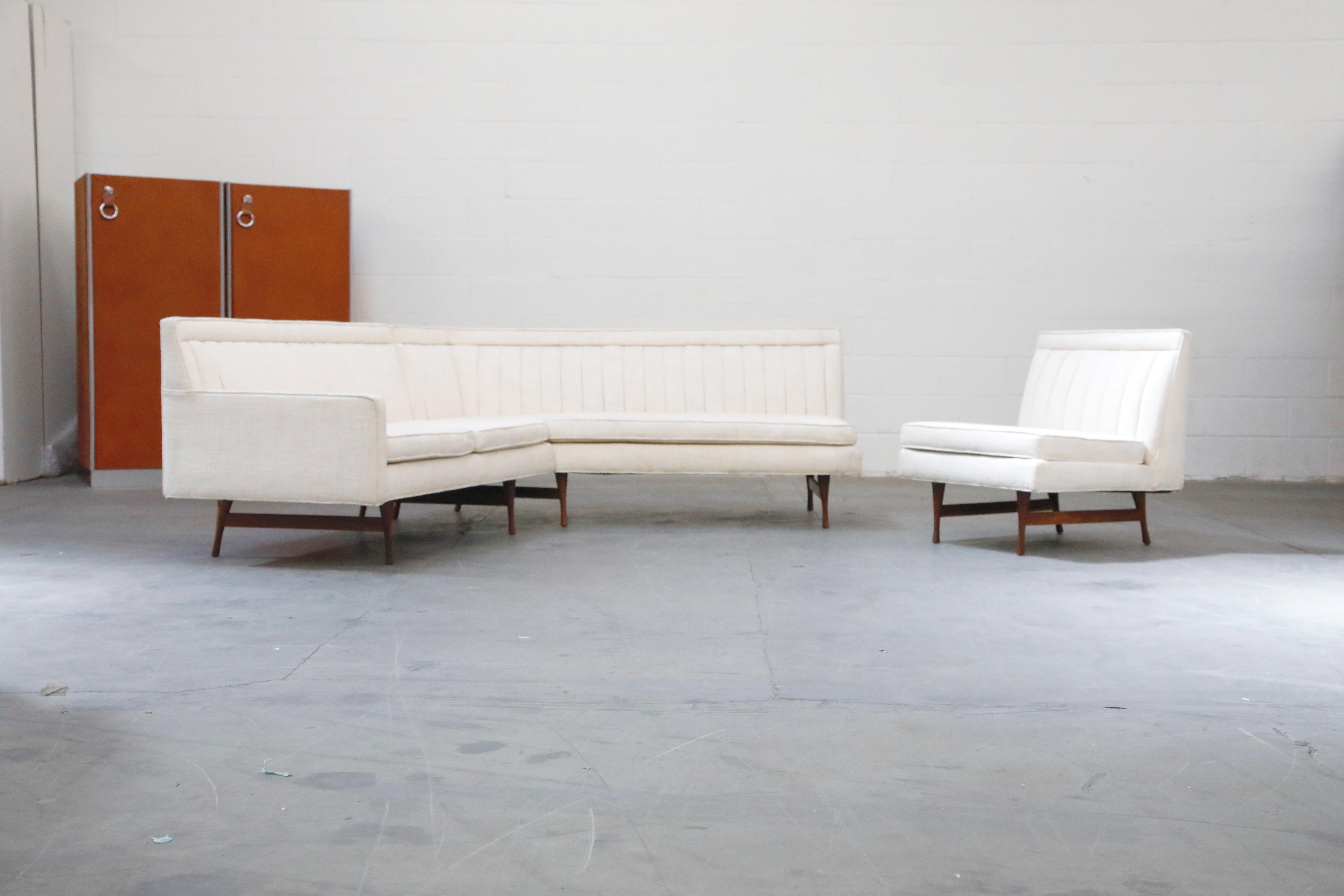 Symmetric Group Sectional Sofa Set by Paul McCobb for Widdicomb, 1960, Signed 1