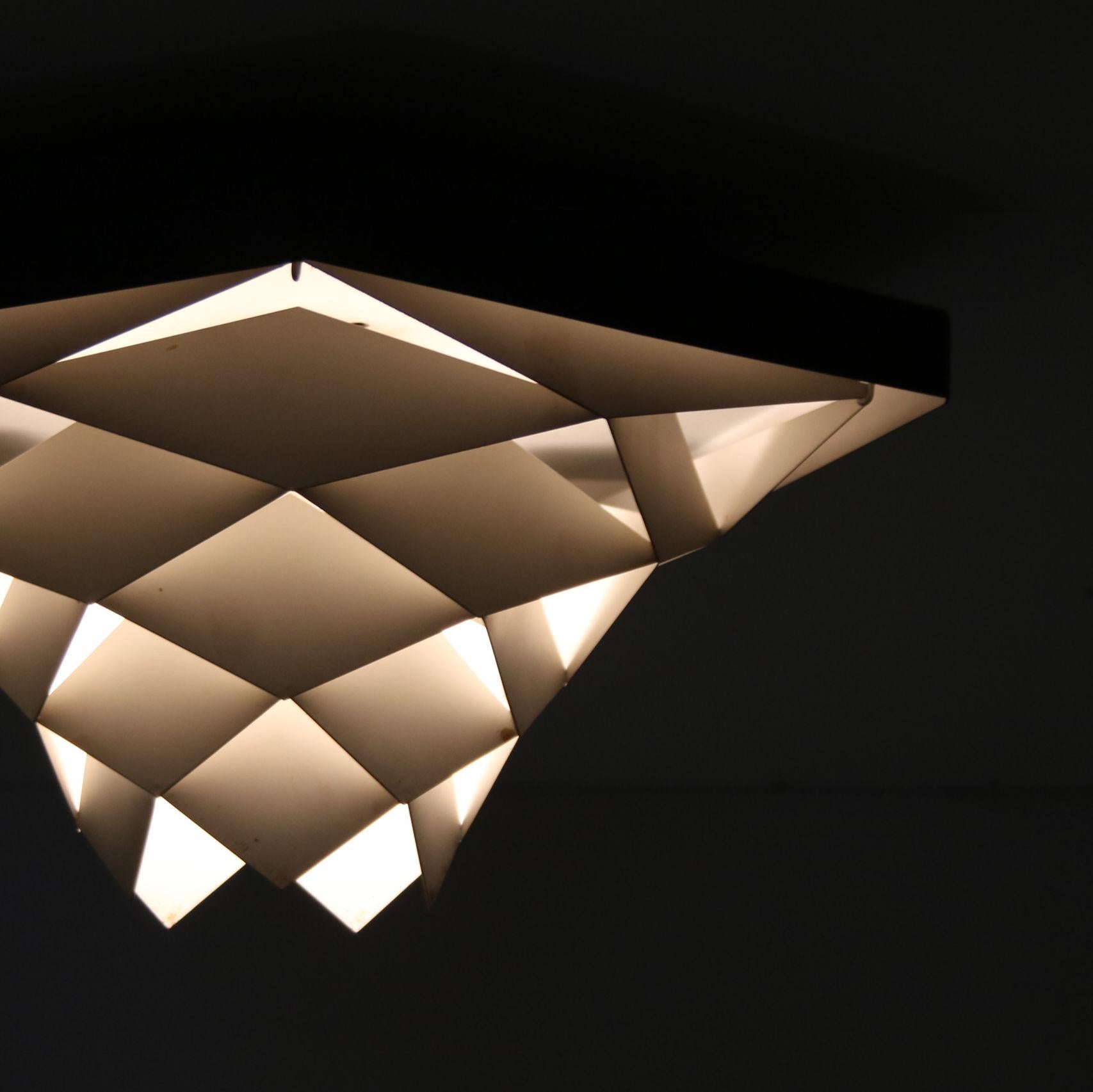 “Sympfoni” Ceiling Lamp by Preben Dahl for Hans Folsgaard, Denmark 1960 For Sale 1