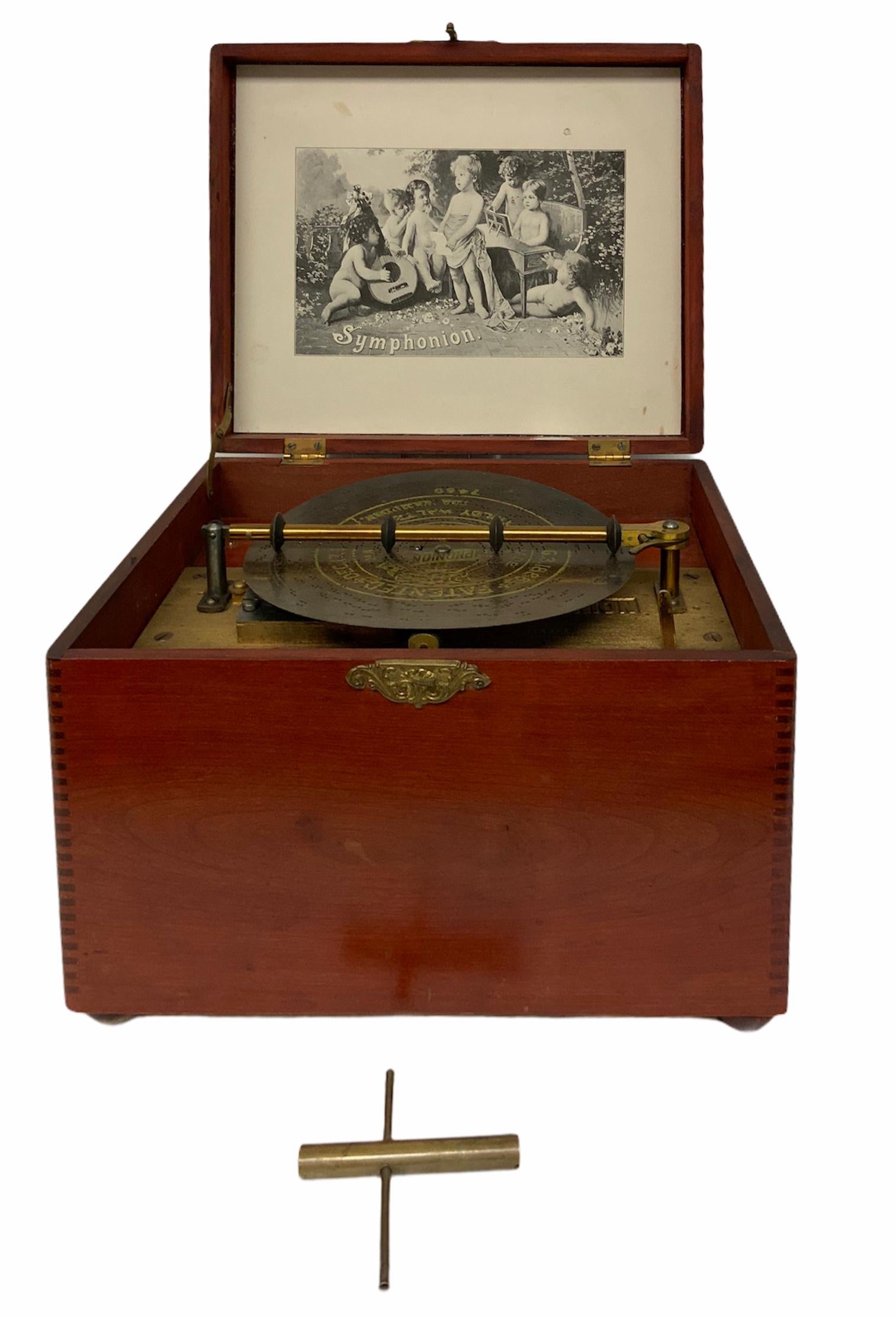 Victorian Symphonium Music Box