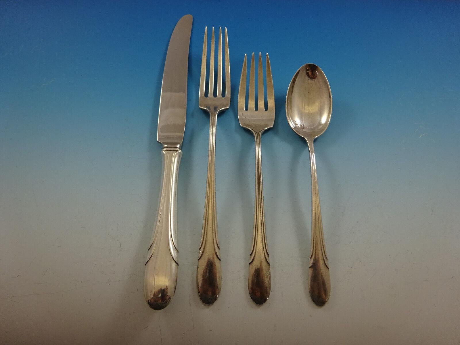Symphony by Towle Service de couverts pour 12 en argent sterling Ensemble 69 Pieces en vente 5