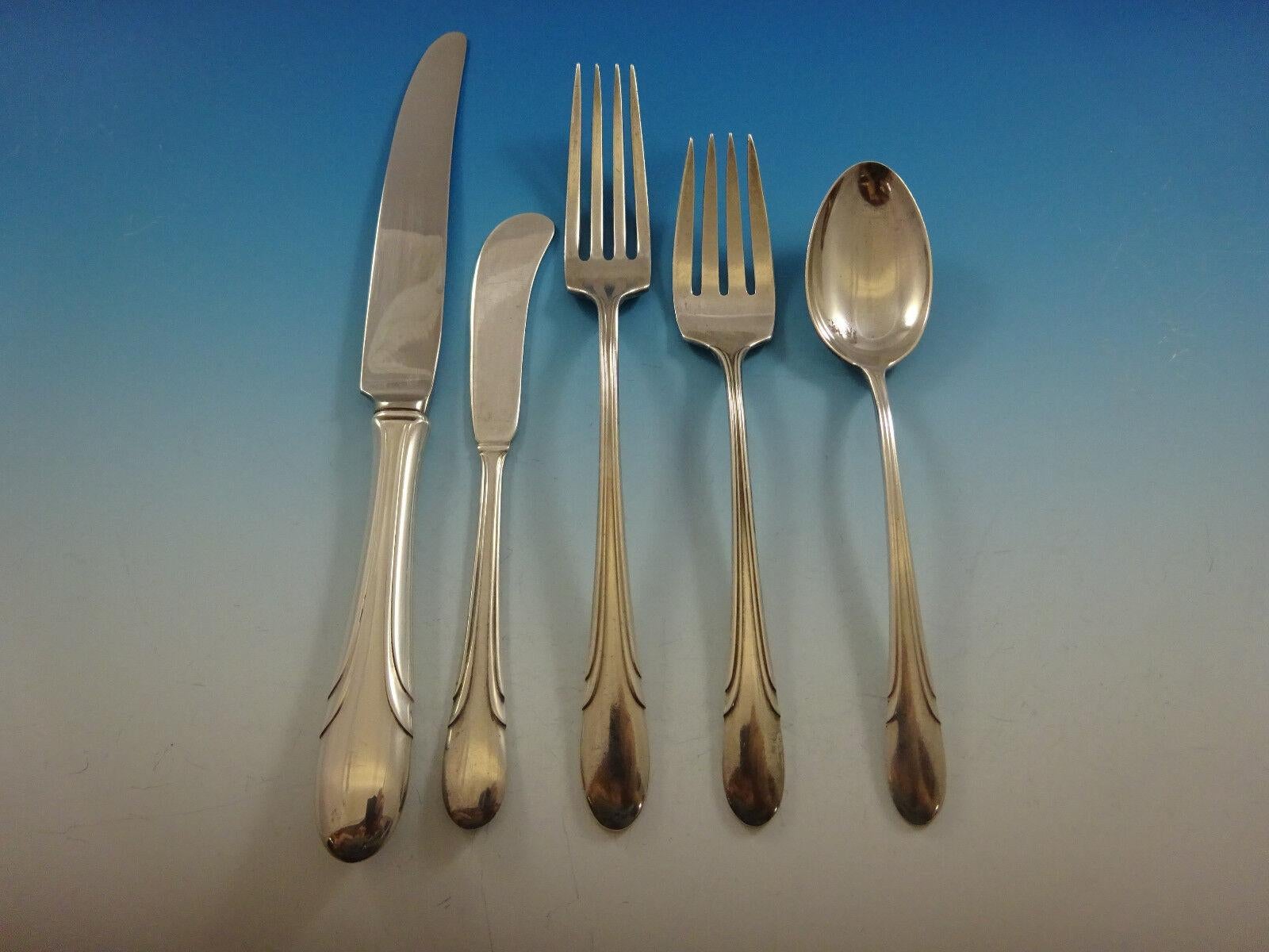 Symphony by Towle Service de couverts pour 12 en argent sterling Ensemble 69 Pieces en vente 6