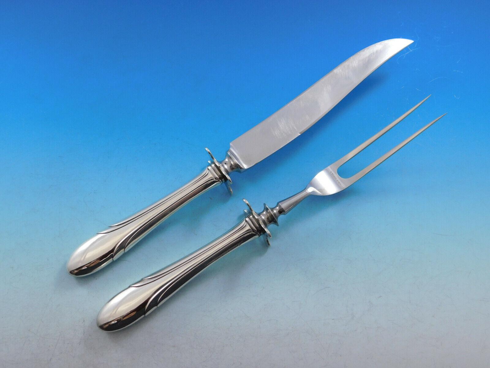 Ensemble de couverts en argent sterling pour 8 personnes 85 pièces, taille dîner Symphony par Towle Excellent état - En vente à Big Bend, WI