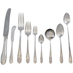 Symphony by Towle Sterling Silver Flatware Set for 8 Service 85 Pcs Dinner Size