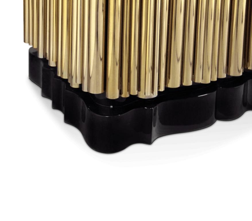 Contemporary Modern Symphony Cabinet in Gold Plated Brass by Boca do Lobo For Sale