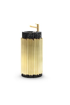 Modern Symphony In Gold-Plated Brass Freestanding by Maison Valentina