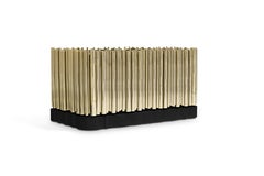 Symphony Nightstand - Hand-Crafted Gold Plated Brass - Boca do Lobo