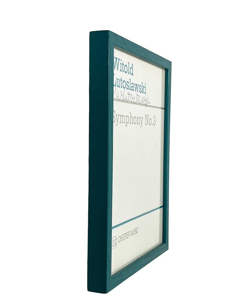 Sinfonia n. 3 Libro musicale firmato da Witold Lutoslawski e Sir Georg Solti, 1989 in vendita 1