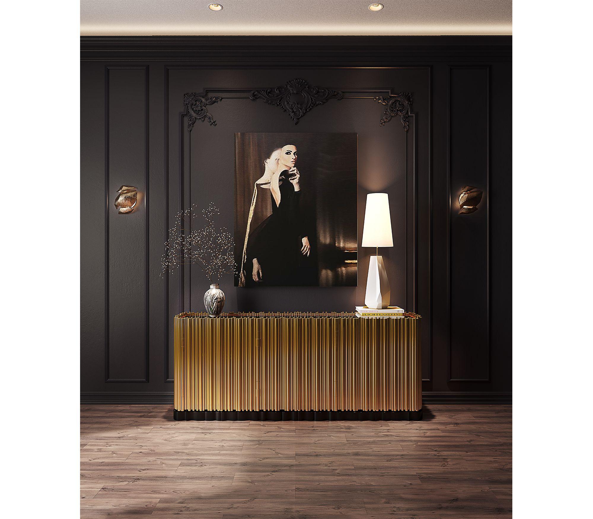 Symphony Sideboard – handgefertigtes, vergoldetes Messing – Boca do Lobo im Angebot 10