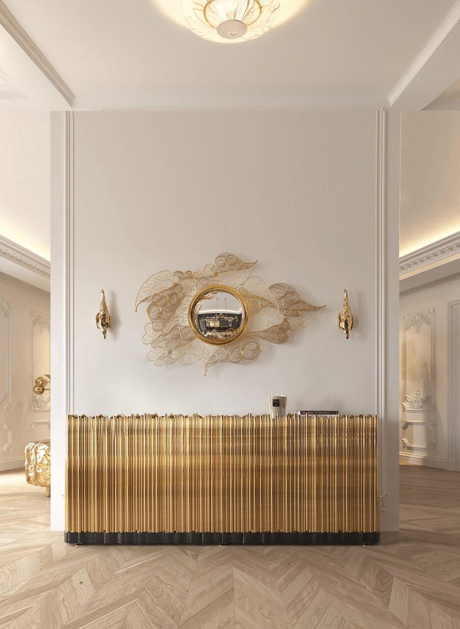 Symphony Sideboard – handgefertigtes, vergoldetes Messing – Boca do Lobo im Angebot 12