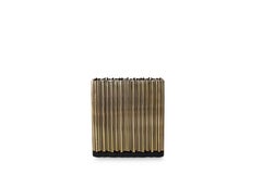 Modern Symphony Sideboard 2-Door in Gold Plated Brass Tubes by Boca do Lobo