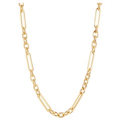 Syna Rolo-Kette aus 18 Karat Gelbgold mit massivem Papierklammer