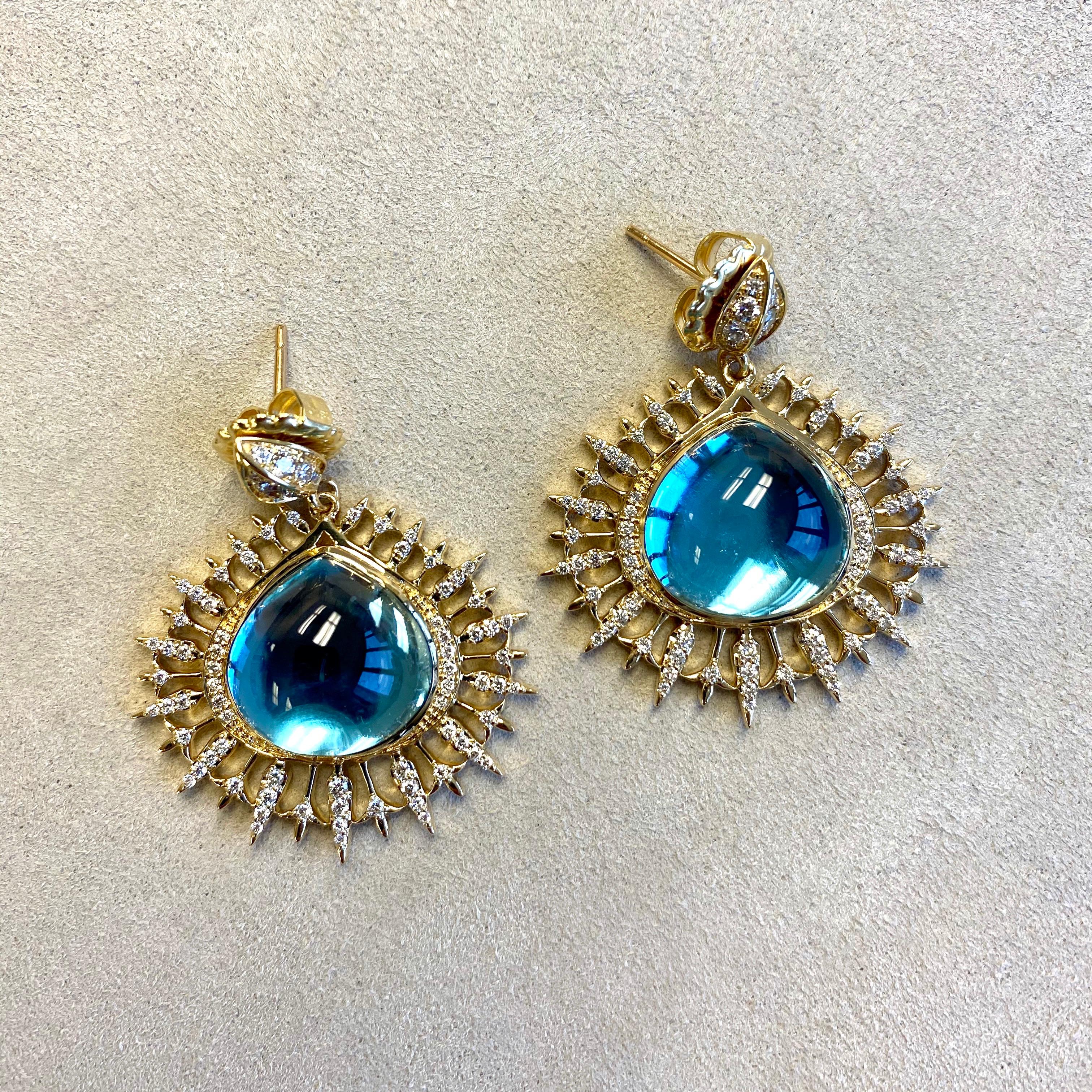 Created in 18 karat yellow gold
Blue Topaz 34 cts approx
Champagne Diamonds 1.10 cts approx
Limited Edition


About the Designers

Drawing inspiration from little things, Dharmesh & Namrata Kothari have created an extraordinary and refreshing
