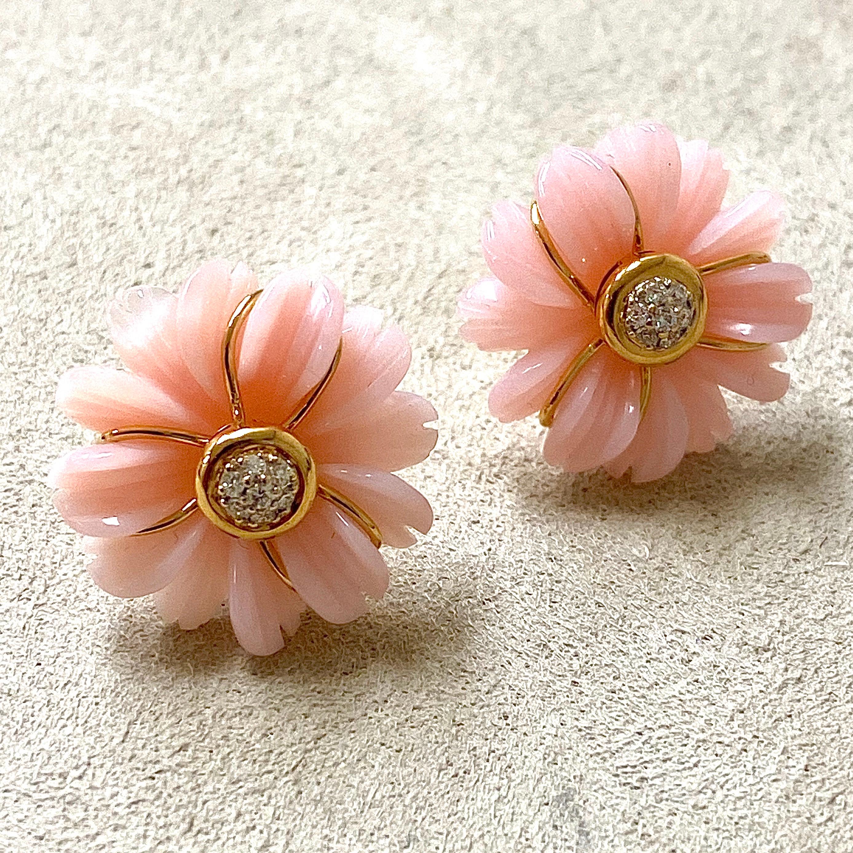 Created in 18 karat yellow gold
Handcarved pink opal flowers
Handcarved in Australia
Pink Opal 9 cts approx
Diamonds
One of a kind


About the Designers

Drawing inspiration from little things, Dharmesh & Namrata Kothari have created an