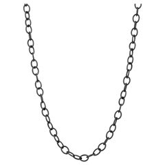 Syna Oxidized Silver Link Chain