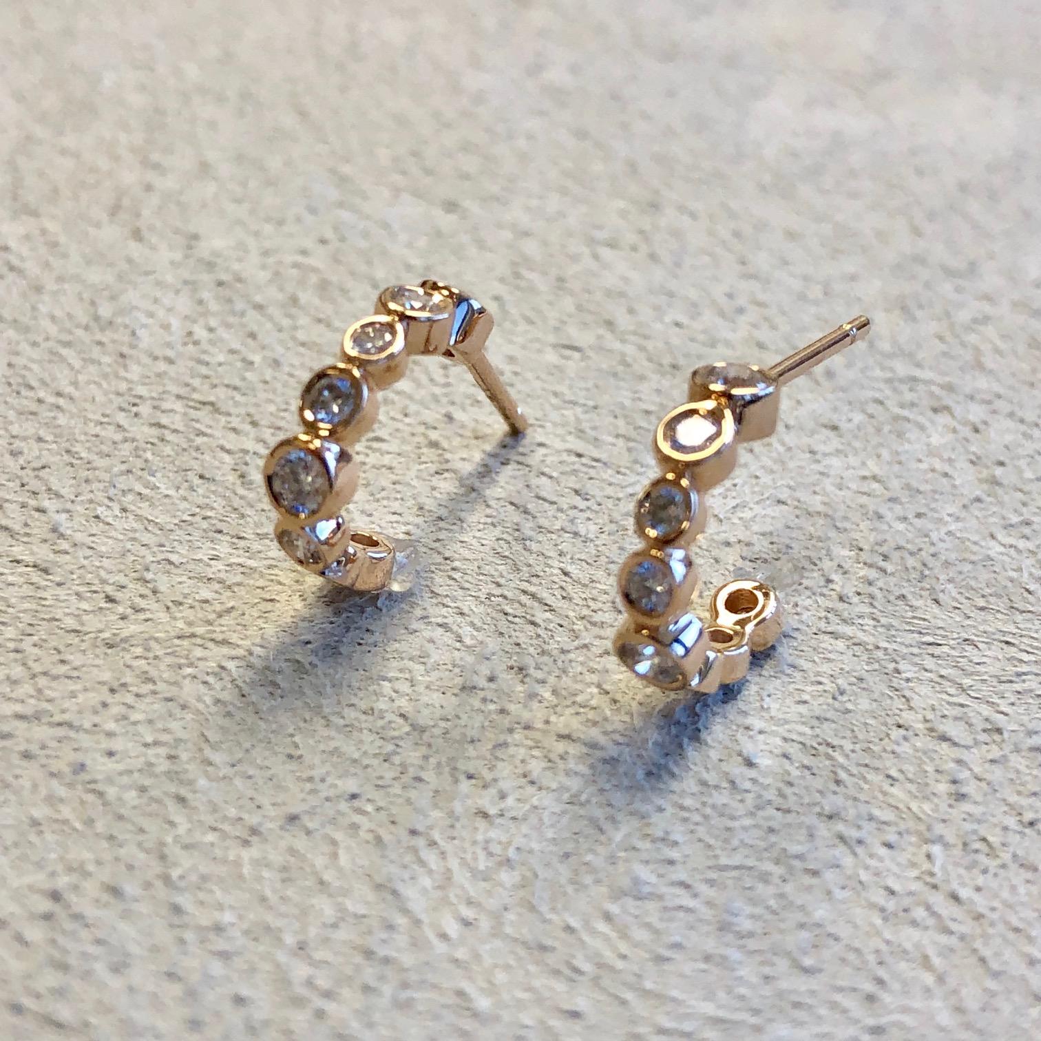 Created in 18 karat rose gold
Diamonds 0.50 ct approx
18 karat rose gold butterfly backs

These elegant Candy Blue Topaz & Diamond Earrings from our collection feature 0.50 carats of diamonds, set in a luxurious 18 karat rose gold. Showcasing a
