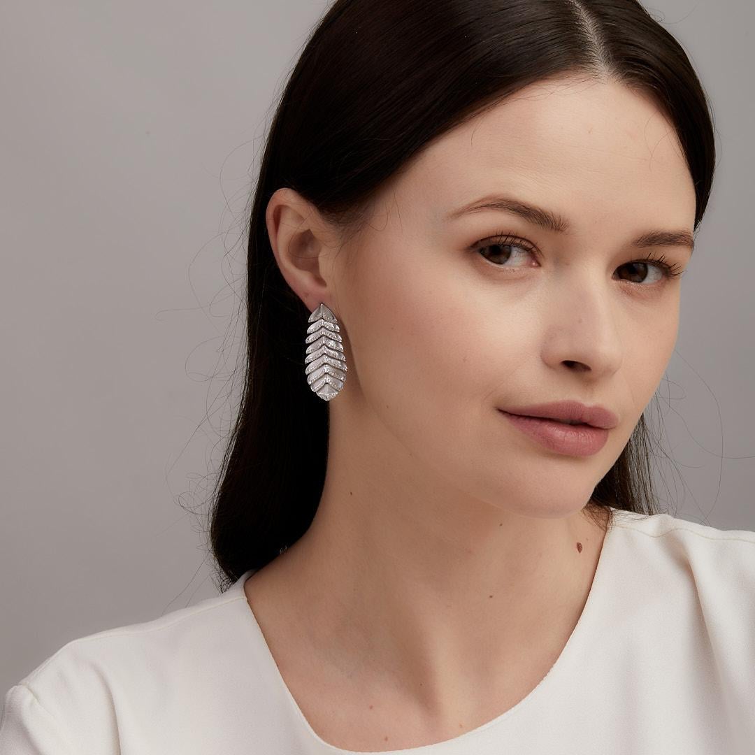 Created in 925 sterling silver
Diamonds 1.35 carats approx.
Post backs for pierced ears

About the Designers

Drawing inspiration from little things, Dharmesh & Namrata Kothari have created an extraordinary and refreshing collection of luxurious