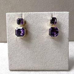 Orecchini Syna in oro giallo con ametista