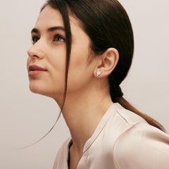 Orecchini Syna in oro giallo con acquamarina e diamanti