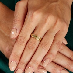 Syna Yellow Gold Band