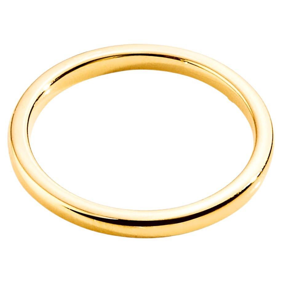 Syna Yellow Gold Band For Sale