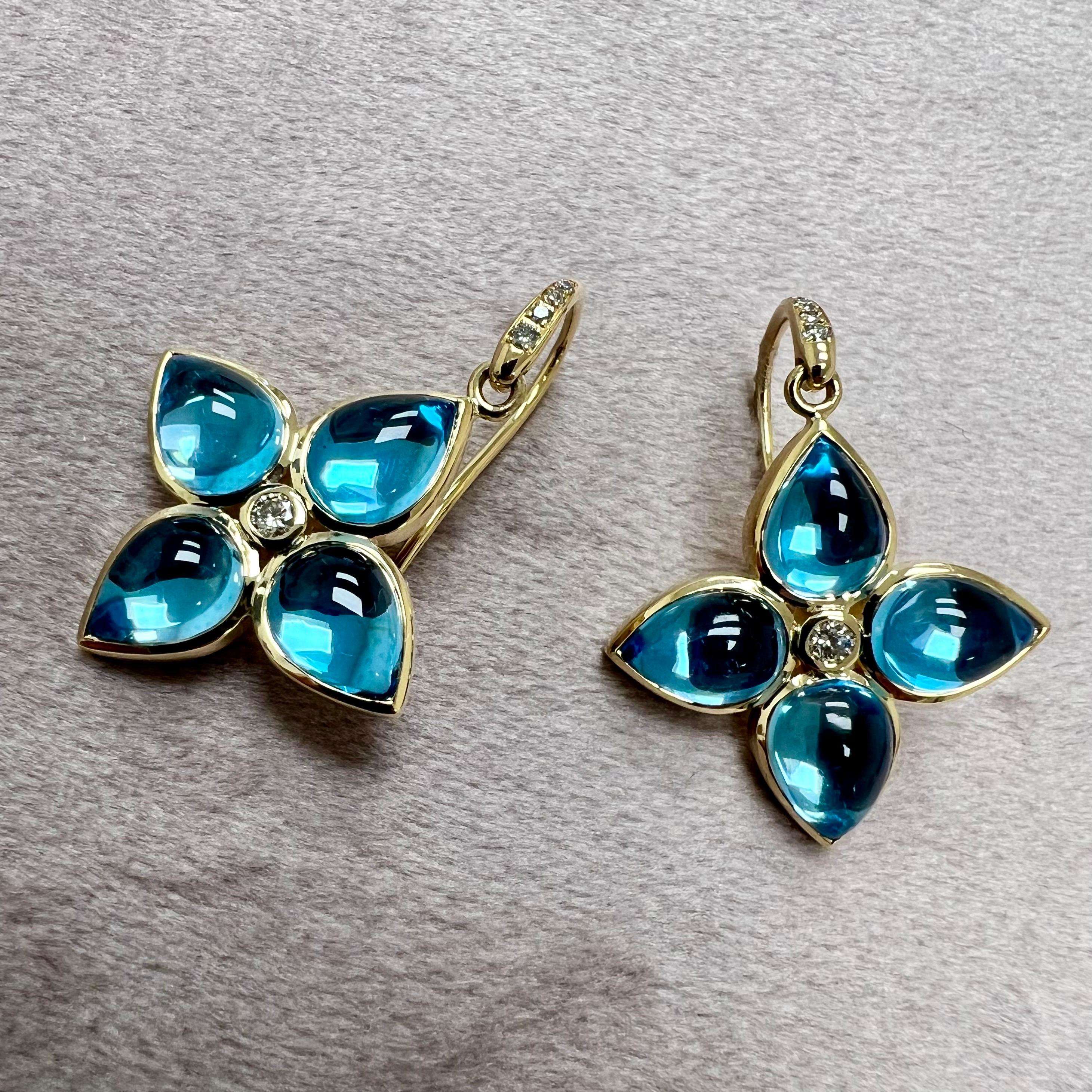 Created in 18 karat yellow gold
Blue Topaz 12.50 carats approx.
Diamonds 0.14 carat approx.
French wire for pierced ears
Limited Edition


About the Designers

Drawing inspiration from little things, Dharmesh & Namrata Kothari have created an