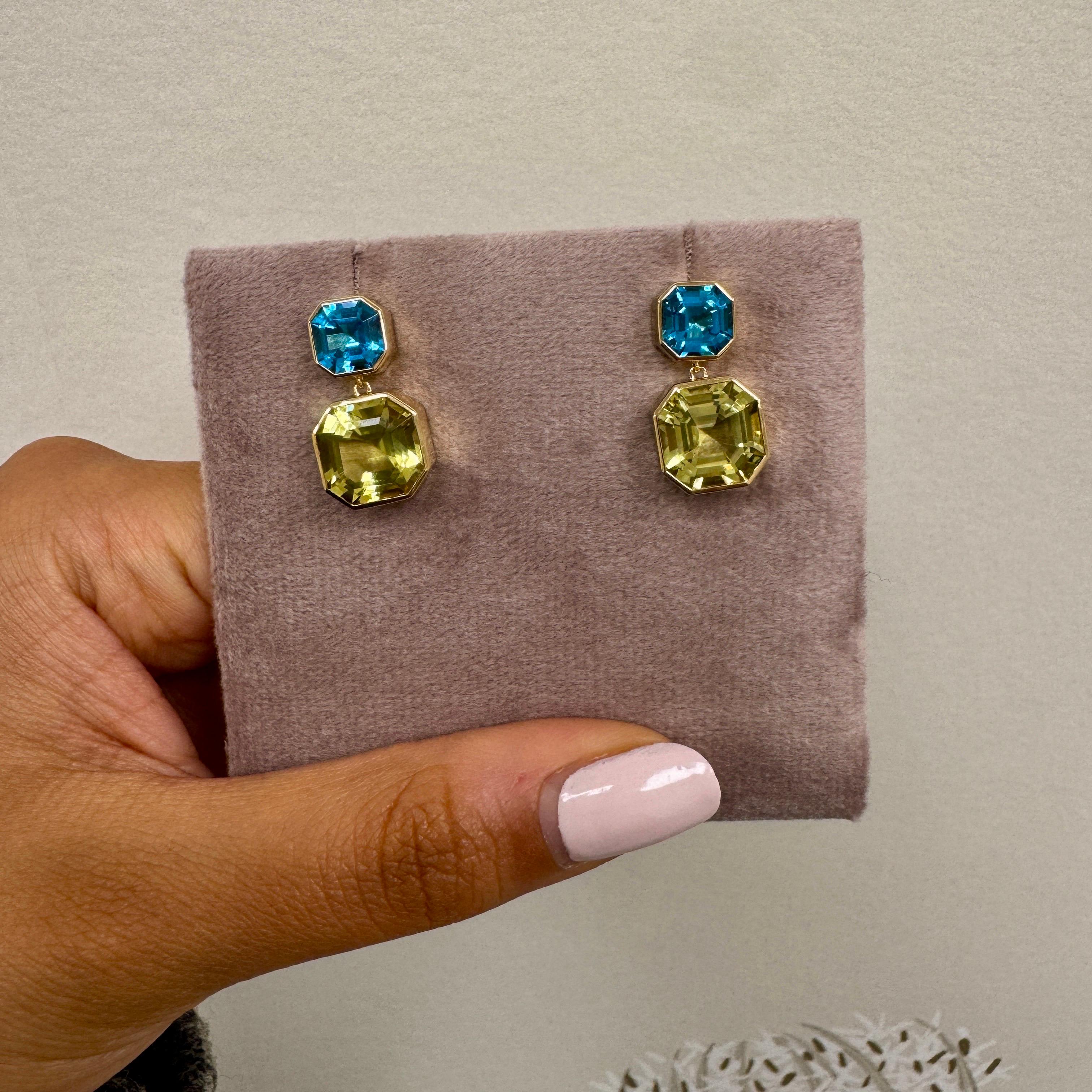 Créé en or jaune 18 carats
Topaze bleue 3.50 carats environ
Quartz citron 8 carats env.
Dos de papillon 18kyg
Edition limitée





À propos des concepteurs ~ Dharmesh & Namrata

S'inspirant de petites choses, Dharmesh & Namrata Kothari ont créé une