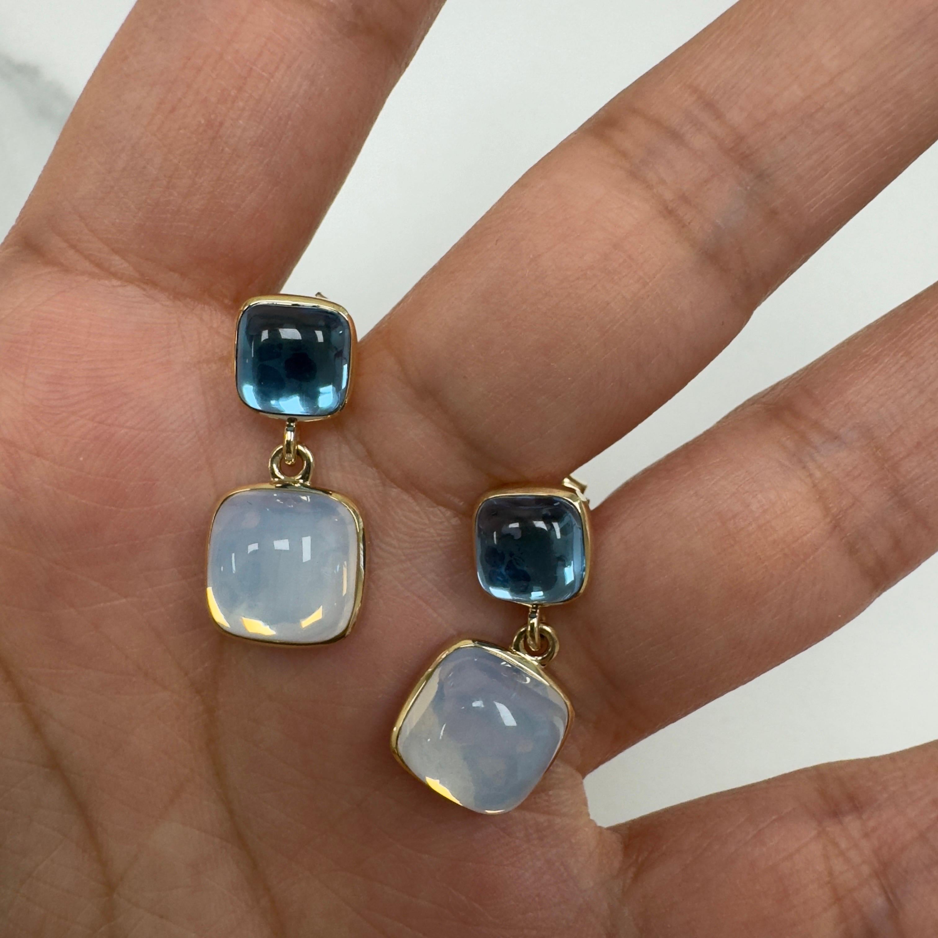 Creado en oro amarillo de 18 quilates
Topacio azul 5 quilates aprox.
Cuarzo lunar 9 quilate aprox.
Postes de 18kyg para orejas perforadas
Edición limitada




Acerca de los diseñadores

Inspirándose en las pequeñas cosas, Dharmesh & Namrata Kothari